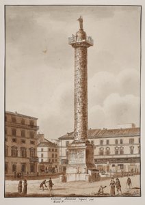The Colonna Antonina, restored by Sixtus V, 1833